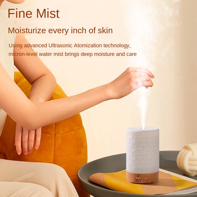 Essential Oil Diffuser Humidifier Combo - Aroma Diffuser 150ML Timing Function Ultrasonic