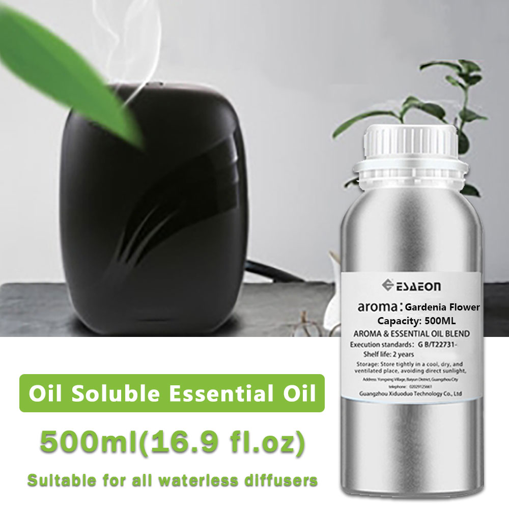 Essential Oil Diffuser 500Ml - ESAEON 500ml (16.9 fl.oz) Gardenia Flower/Sheraton