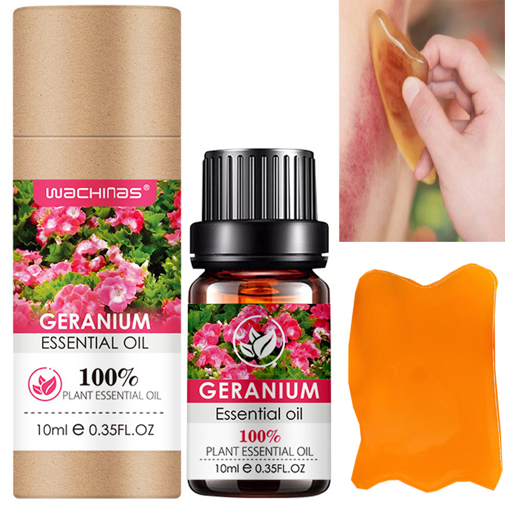Essential Oil Diffuser Humidifier Combo - Geranium Essential Oils,100% Pure Nature for