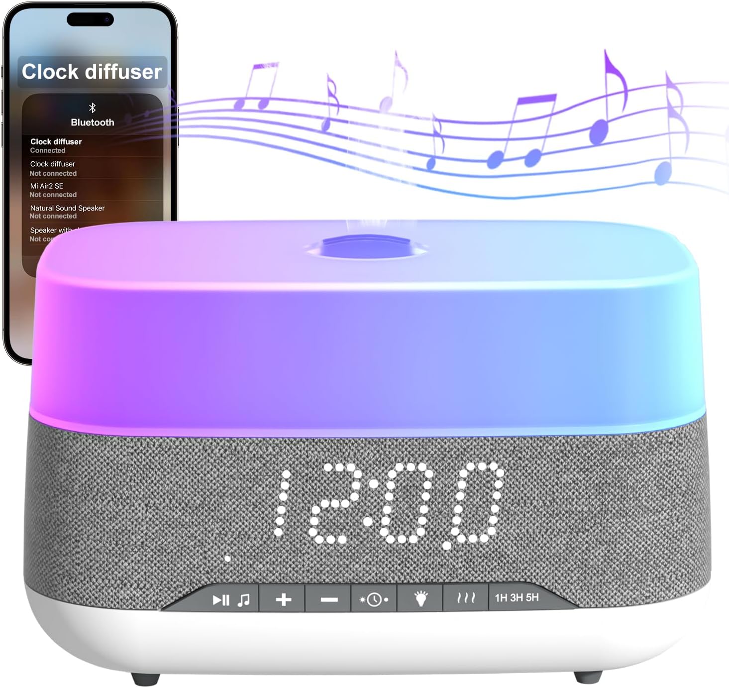 Aroma Diffuser Bluetooth Led - 2026 New Upgrade Versatile Essential Oil