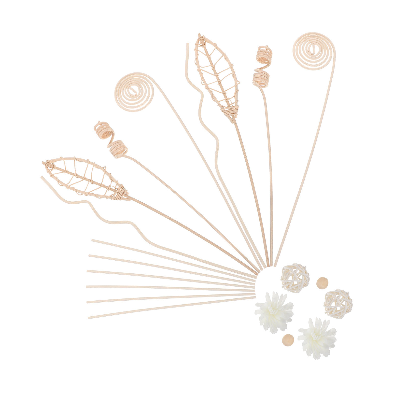 Diffuser Reed Sticks Set - 20Pcs Reed Diffuser Natural Rattan Stick