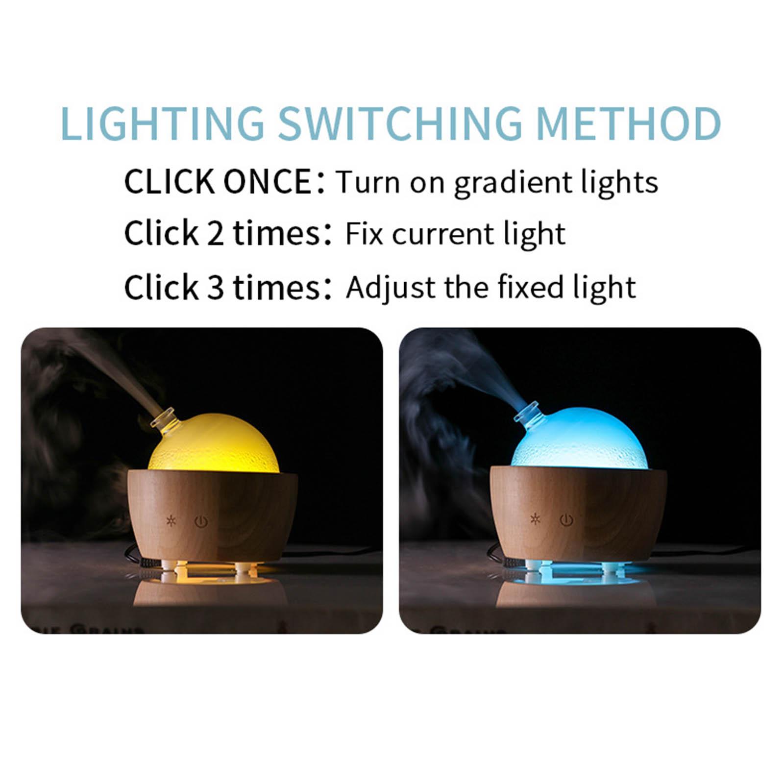 Aroma Diffuser For Large Room - Essential Oil Diffuser Night Light Aroma