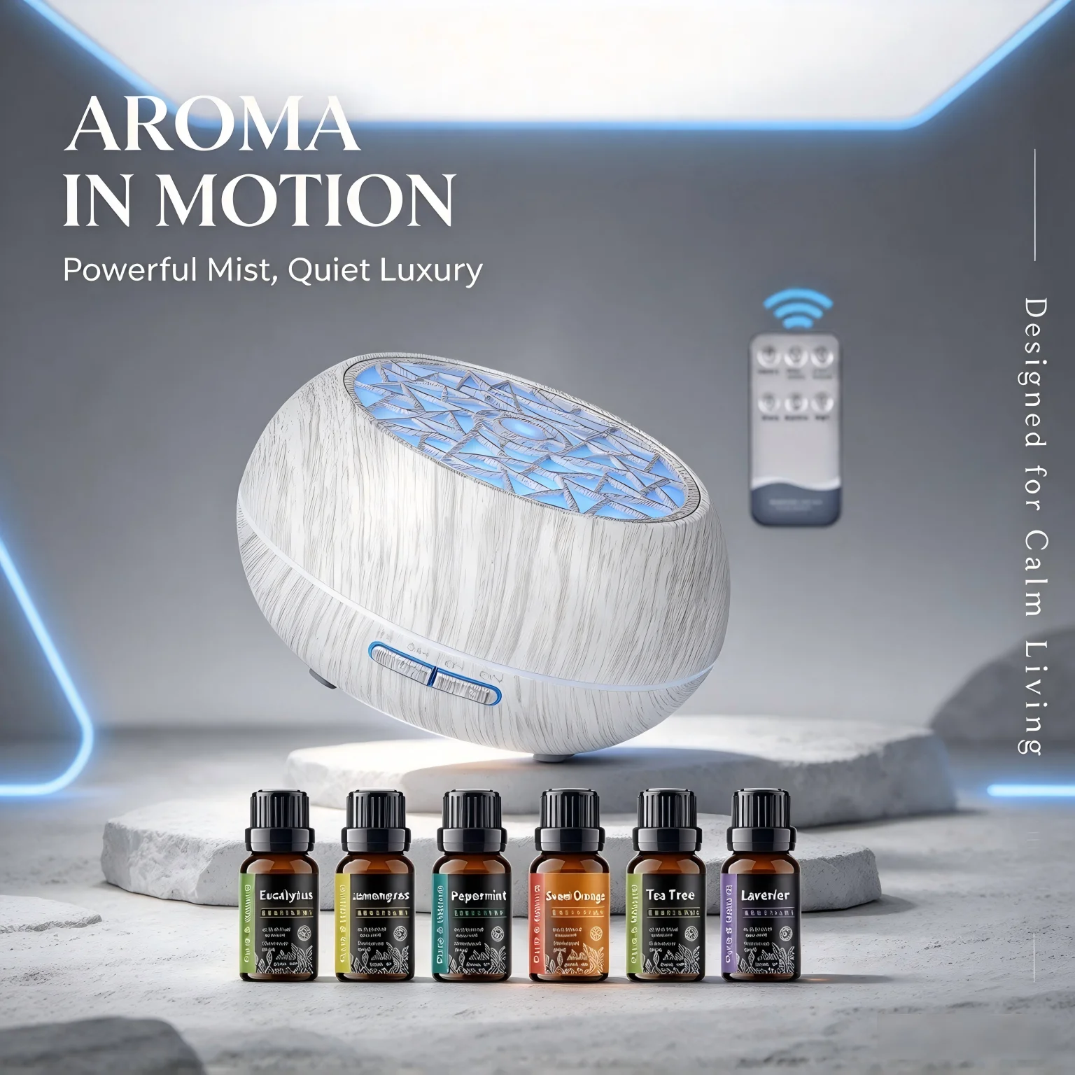 550ml Smart Remote Aroma Humid - Aroma Diffuser For Large Room 评论和价格