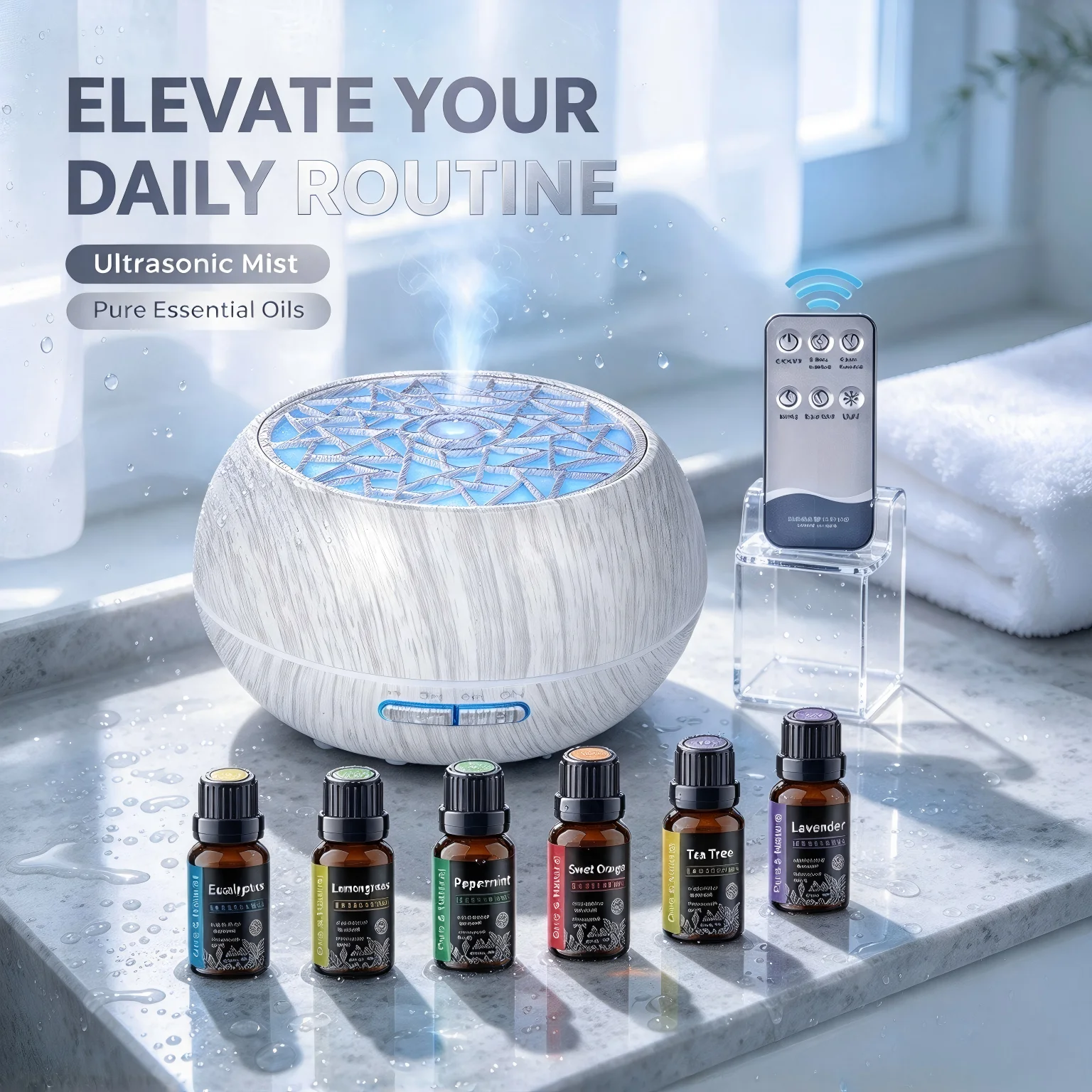 550ml Smart Remote Aroma Humid - Aroma Diffuser For Large Room 评论和价格