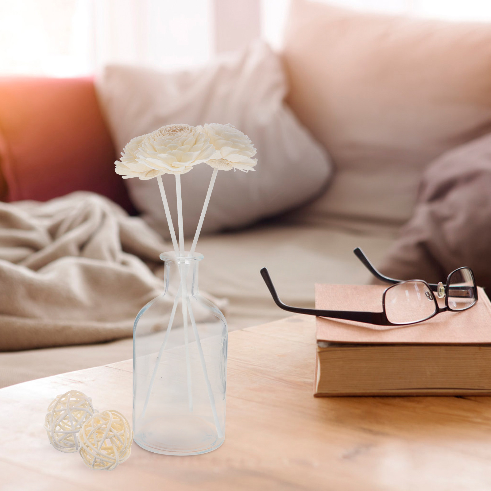 Reed Diffuser Scented Wooden D - Diffuser Reed Sticks Set 评论和价格