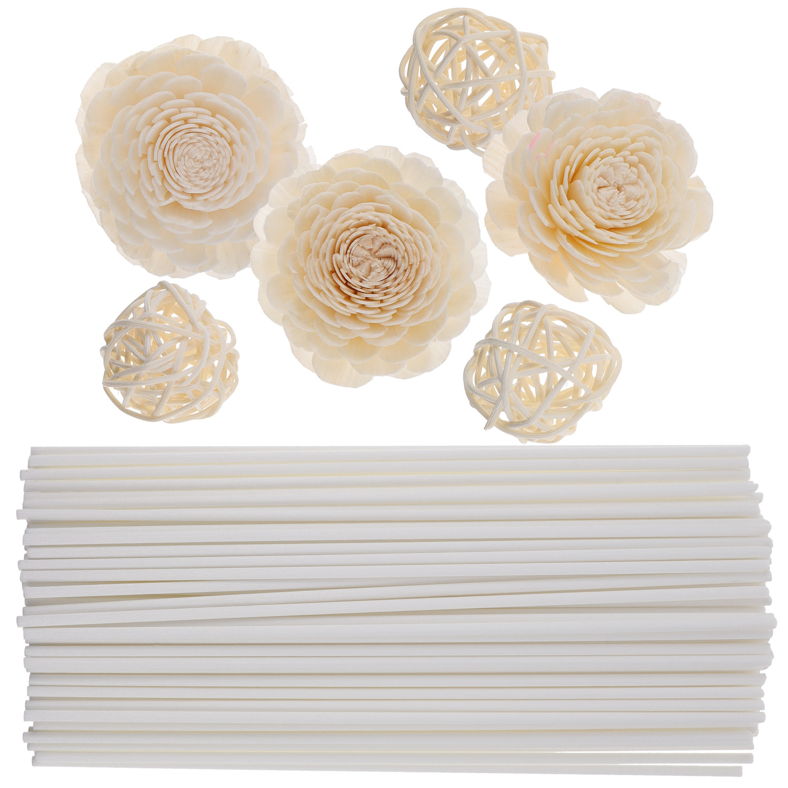 Reed Diffuser Scented Wooden D - Diffuser Reed Sticks Set 评论和价格