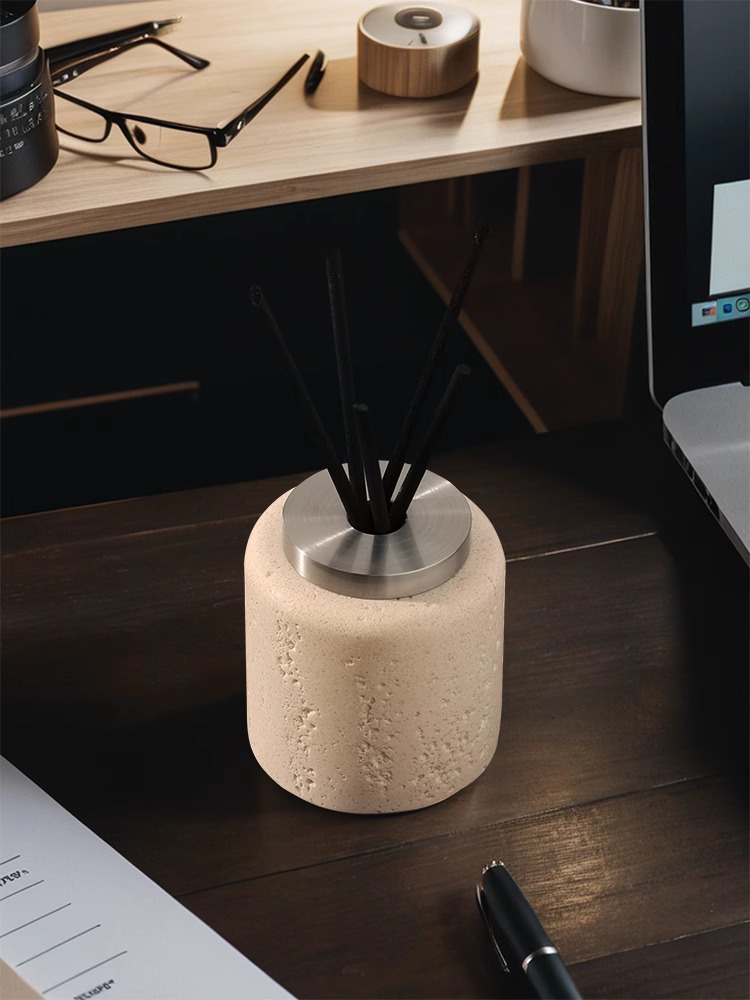 Natural Marble Aroma Diffuser  - Diffuser Reed Sticks Set 评论和价格