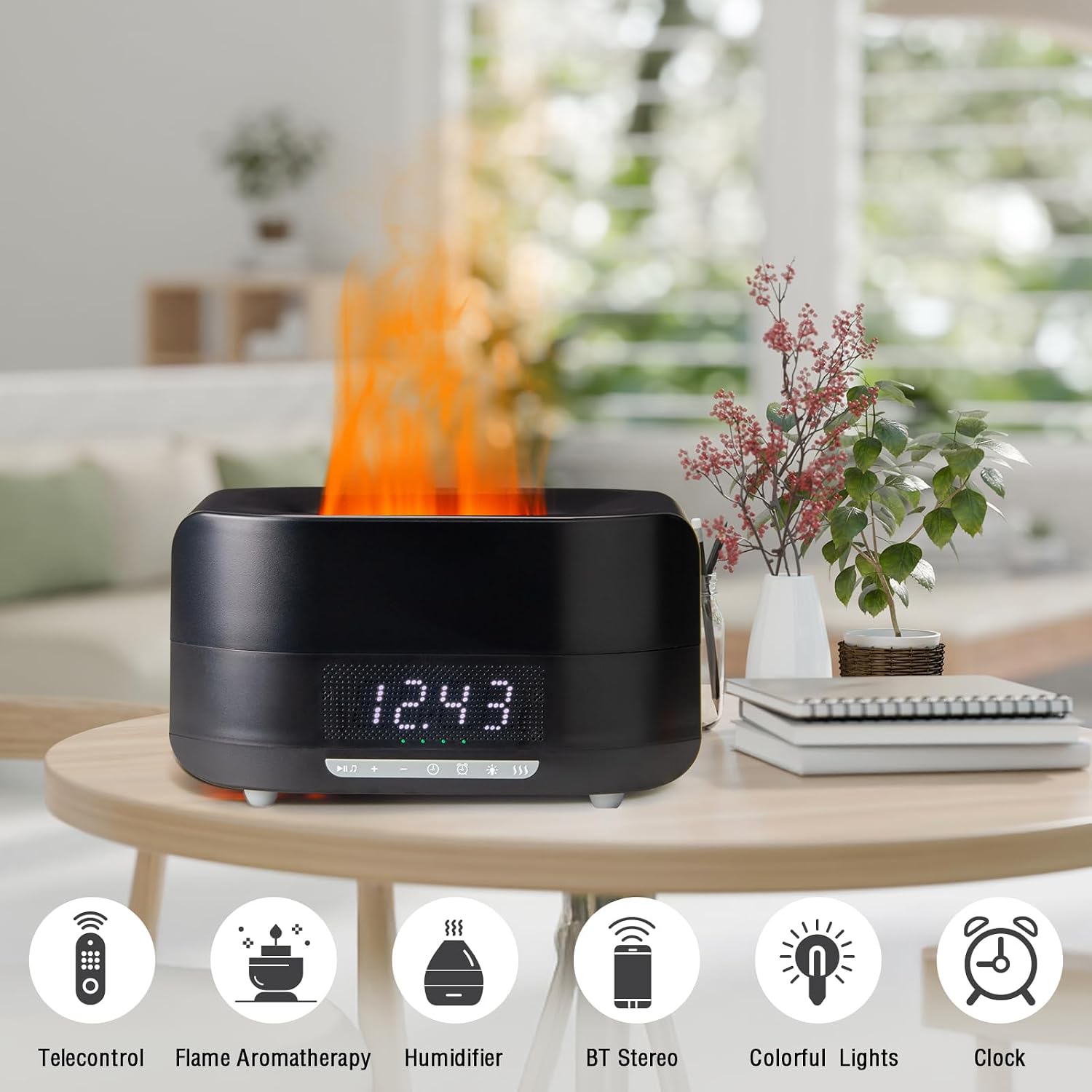 Aroma Essential Oil Diffuser , - Aroma Diffuser Bluetooth Led 评论和价格