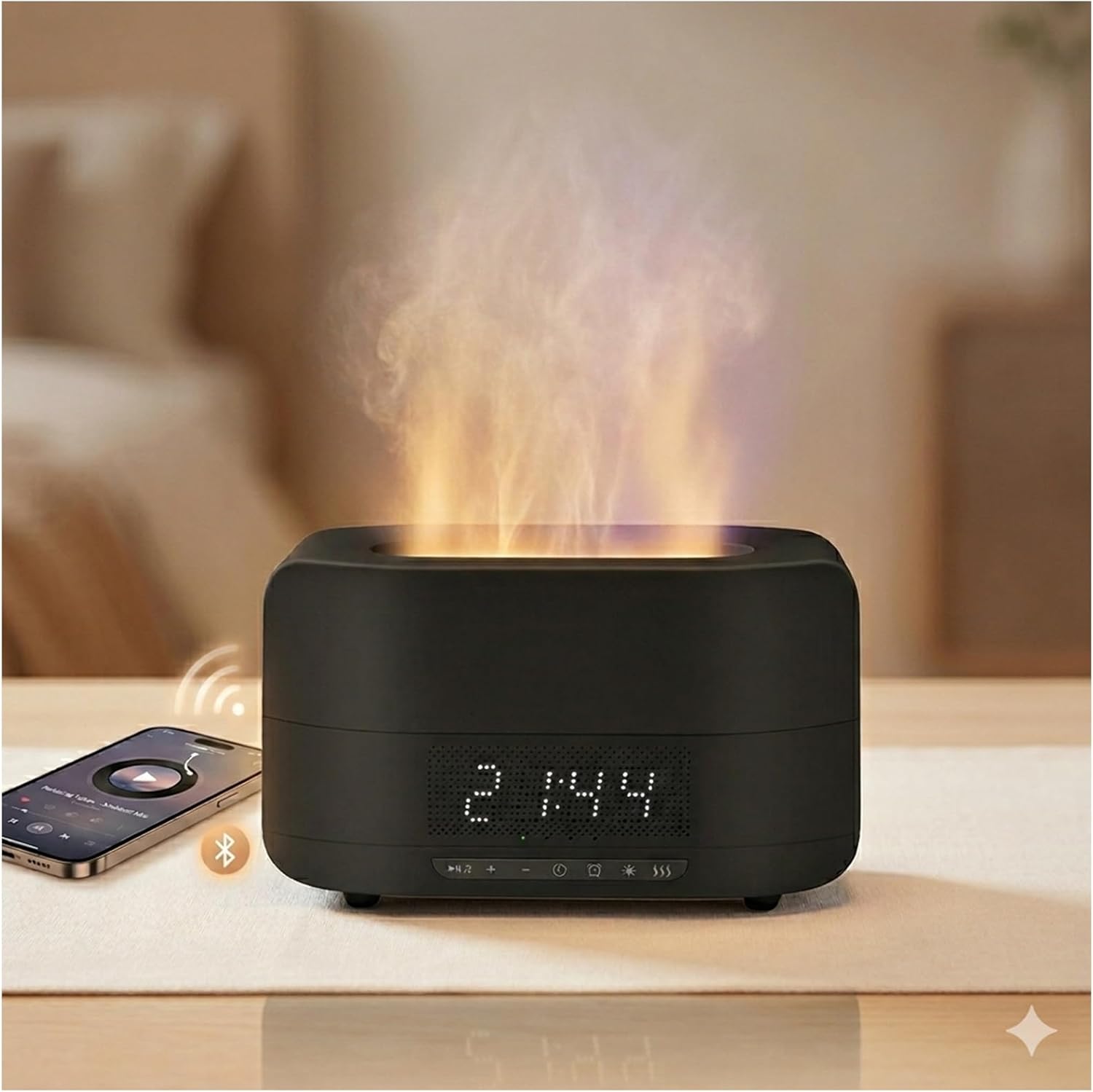 Aroma Essential Oil Diffuser , - Aroma Diffuser Bluetooth Led 评论和价格