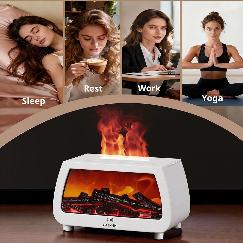 Auto Aroma Diffuser Faux Firep - Waterless Essential Oil Diffuser 评论和价格
