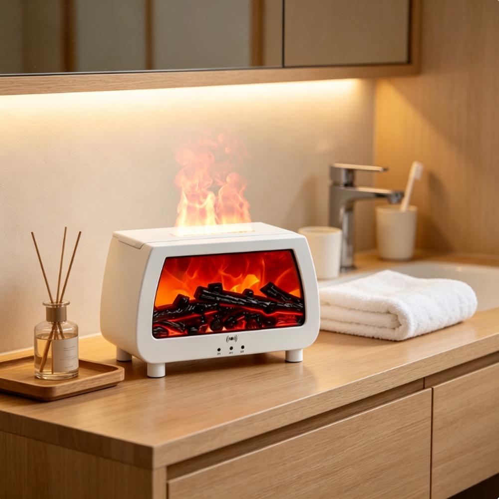 Auto Aroma Diffuser Faux Firep - Waterless Essential Oil Diffuser 评论和价格