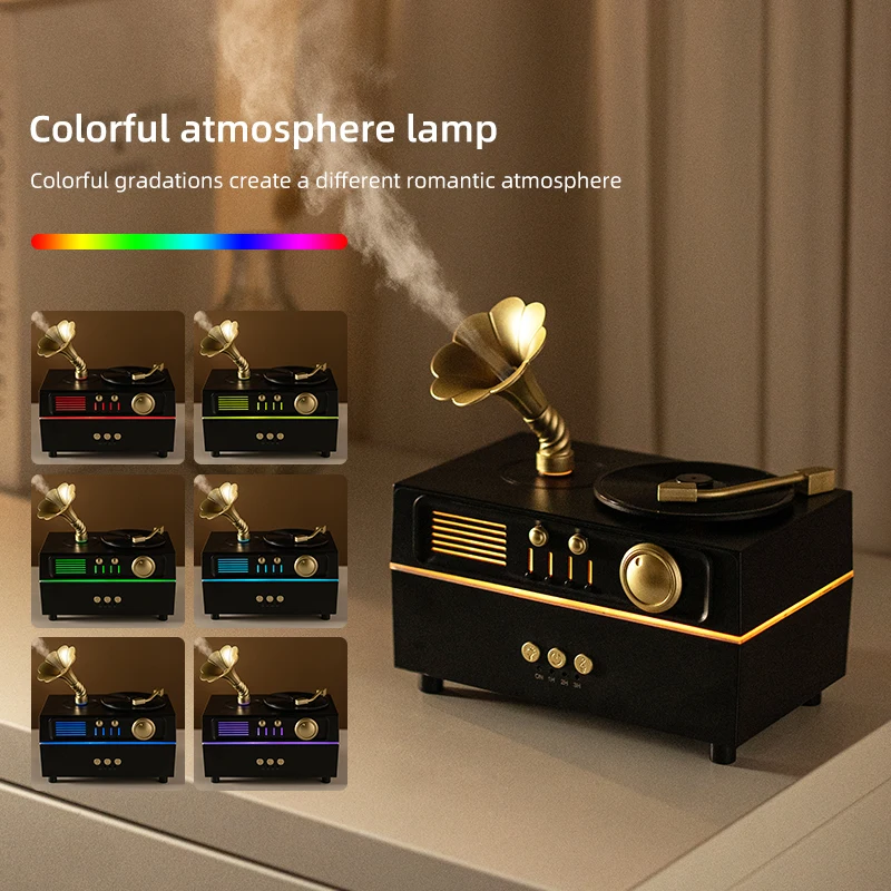 Vintage Gramophone Aroma Diffu - Aroma Diffuser Bluetooth Led 评论和价格