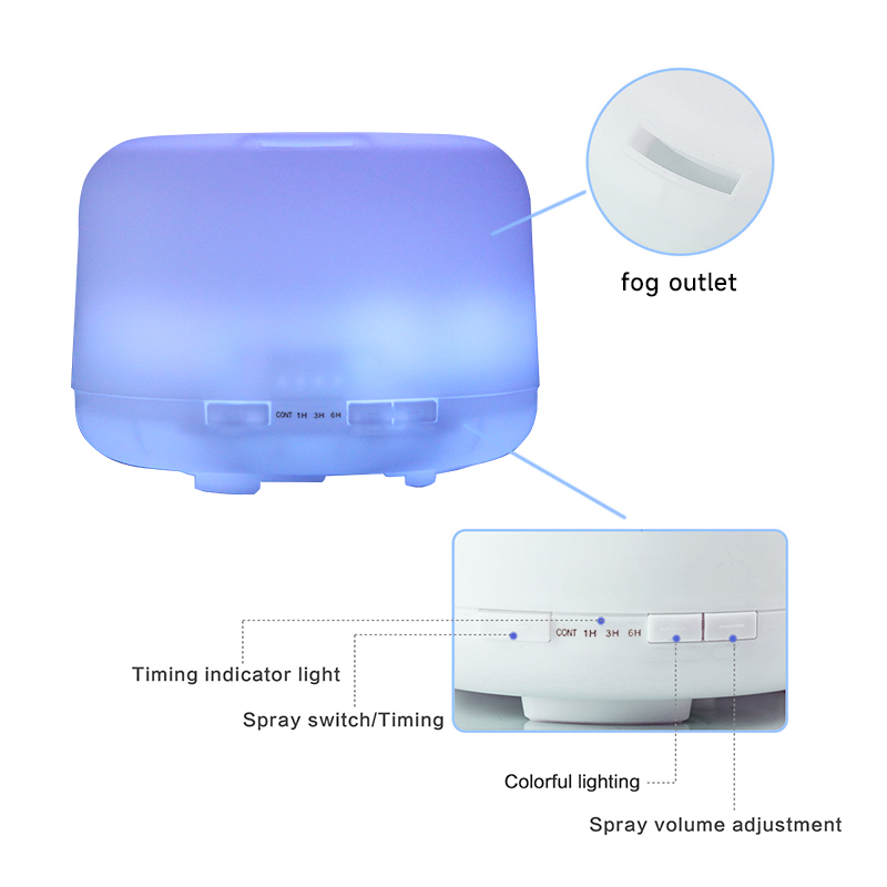 500ML Air Humidifier Essential - Essential Oil Diffuser Humidifier Combo 评论和价格