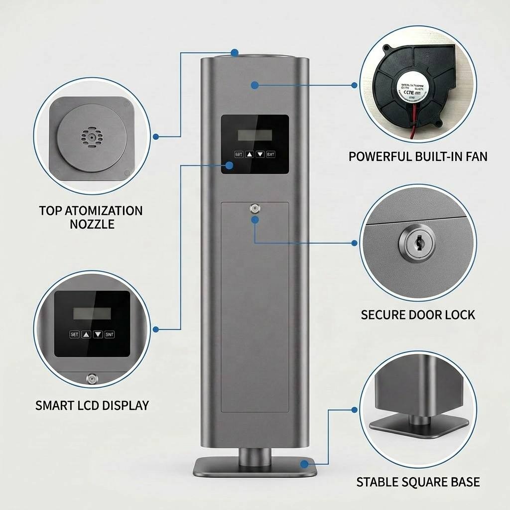 Luxury Aluminum Alloy Tower De - Smart Scent Machine Commercial 评论和价格