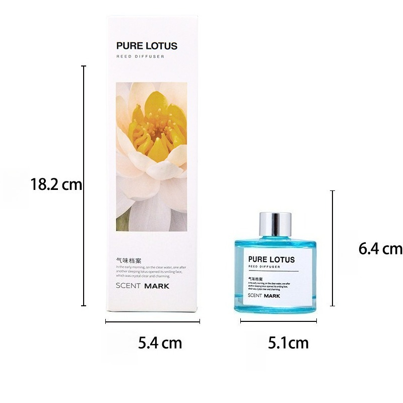 50ML Reed Diffuser Sets Lotus  - Diffuser Reed Sticks Set 评论和价格