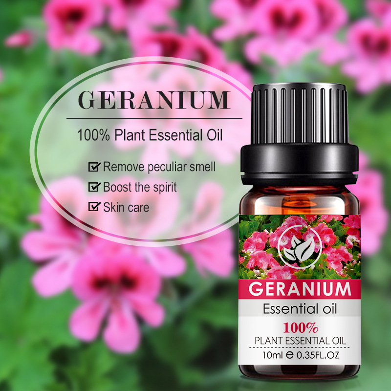 Geranium Essential Oils,100% P - Essential Oil Diffuser Humidifier Combo 评论和价格