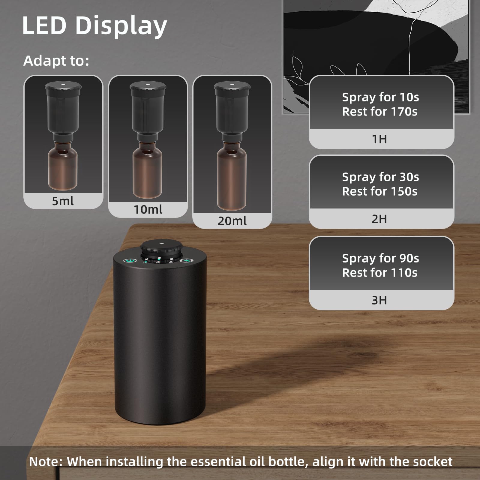 Waterless Essential Oil Diffus - Waterless Essential Oil Diffuser 评论和价格