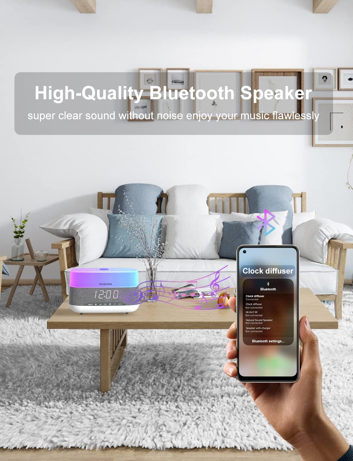 2026 New Upgrade Versatile Ess - Aroma Diffuser Bluetooth Led 评论和价格