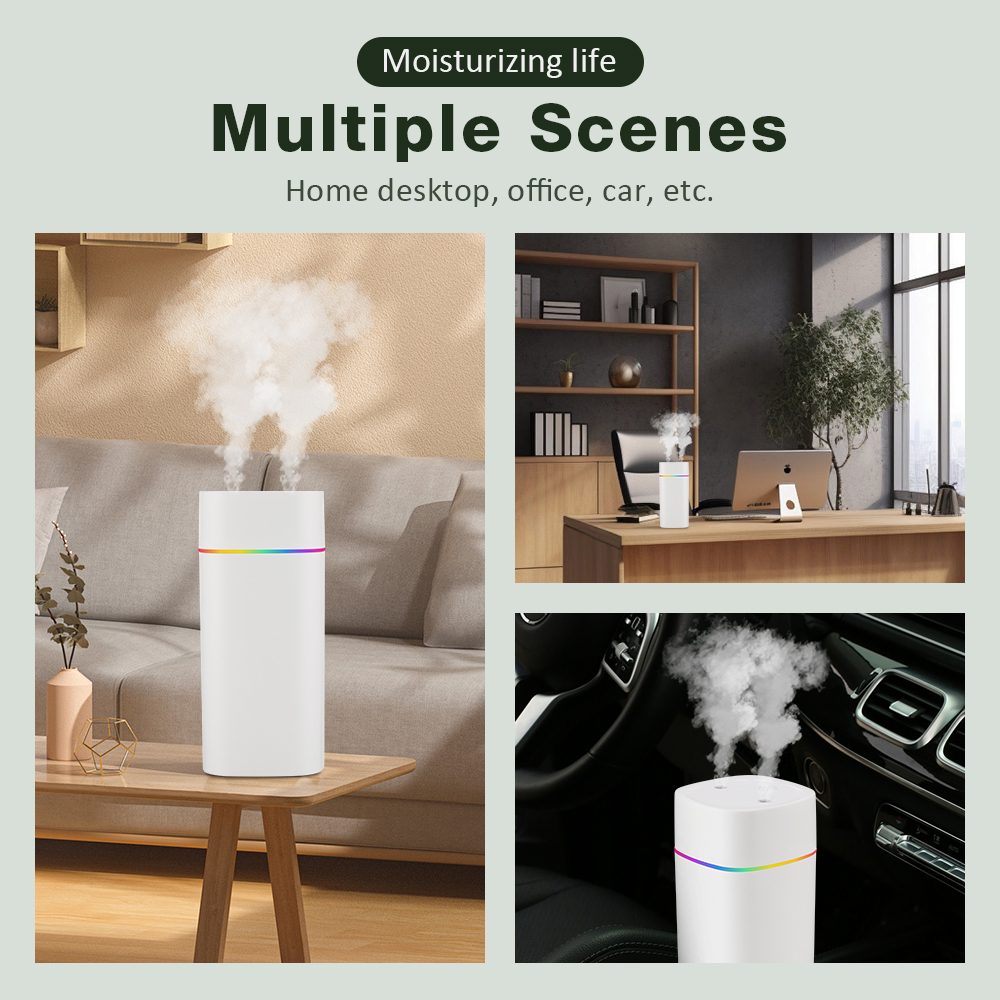 600ML Air Humidifier USB Charg - Essential Oil Diffuser Humidifier Combo 评论和价格