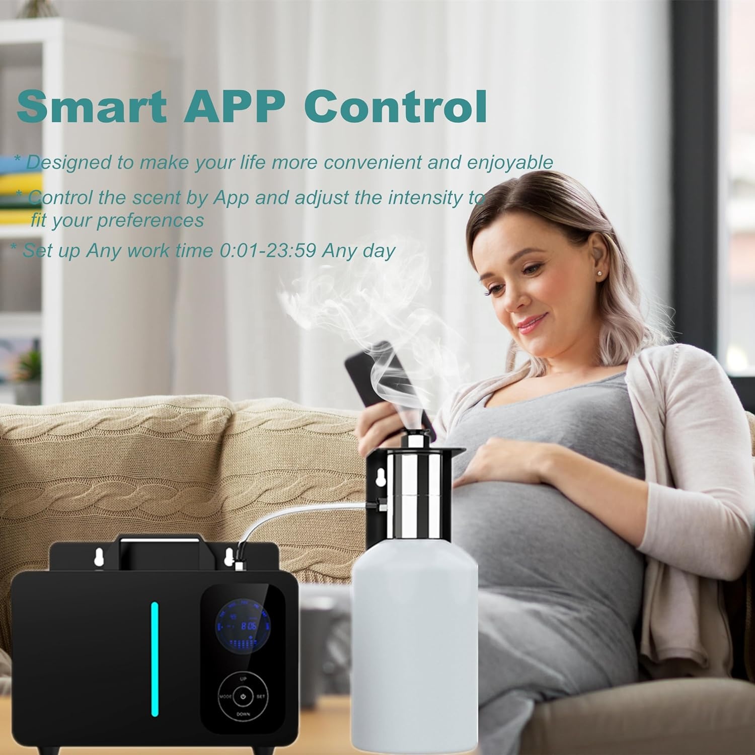 Commercial Smart WiFi App-Cont - Smart Aroma Diffuser Wifi App 评论和价格