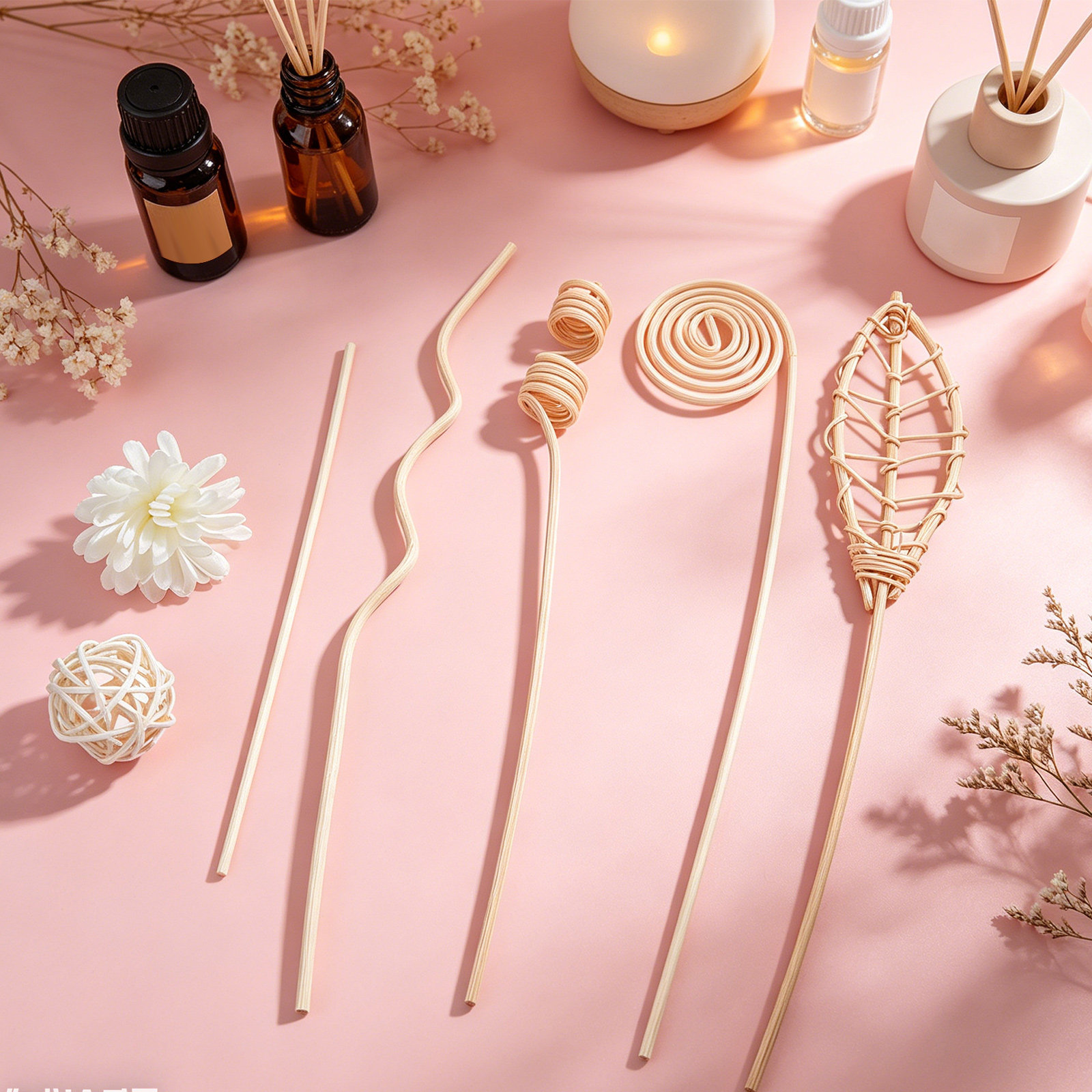 20Pcs Reed Diffuser Natural Ra - Diffuser Reed Sticks Set 评论和价格