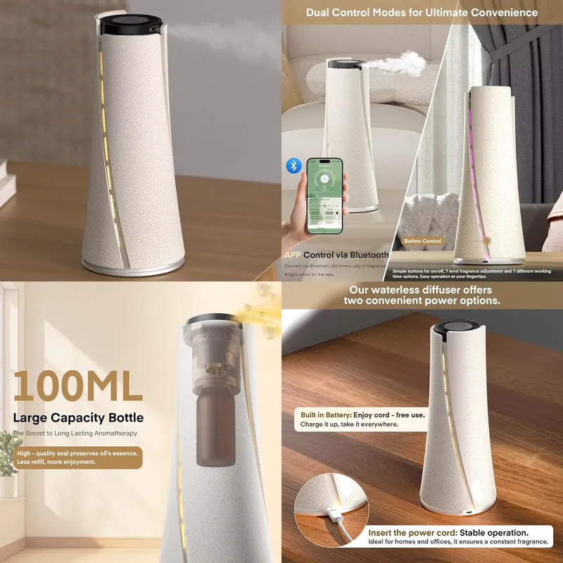 【CHIMU HOME】 Smart Rechargeabl - Aroma Diffuser For Large Room 评论和价格