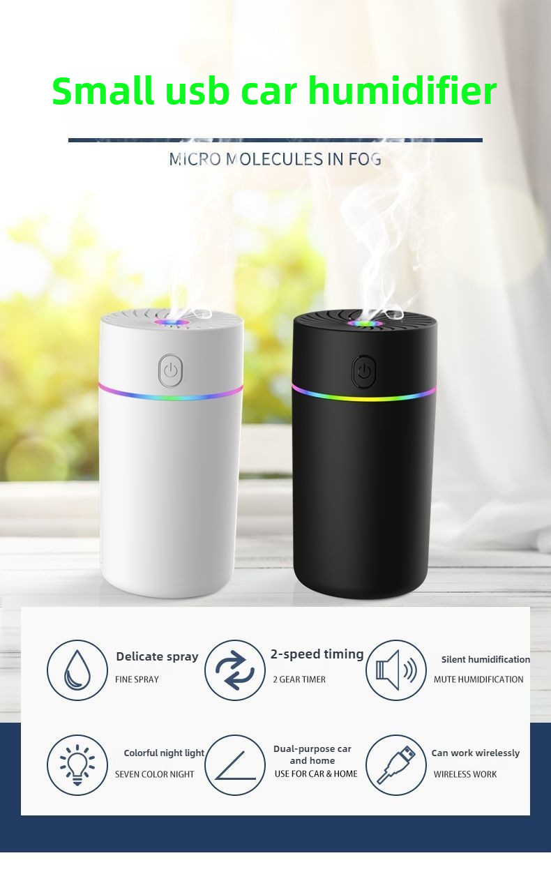 350mL Smart Car Diffuser Humid - Car Aroma Diffuser Usb 评论和价格