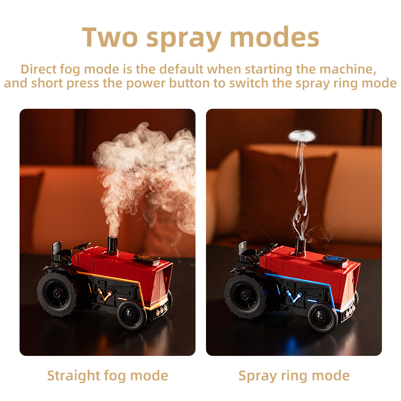 Retro Tractor Design Fragrance - Essential Oil Diffuser Humidifier Combo 评论和价格