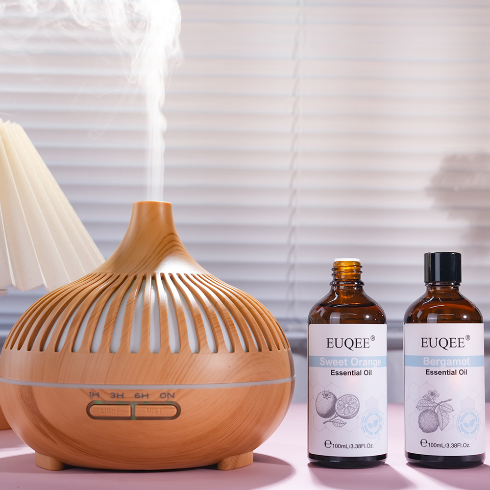 30ml 100ml Pure Natural Essent - Essential Oil Diffuser Humidifier Combo 评论和价格