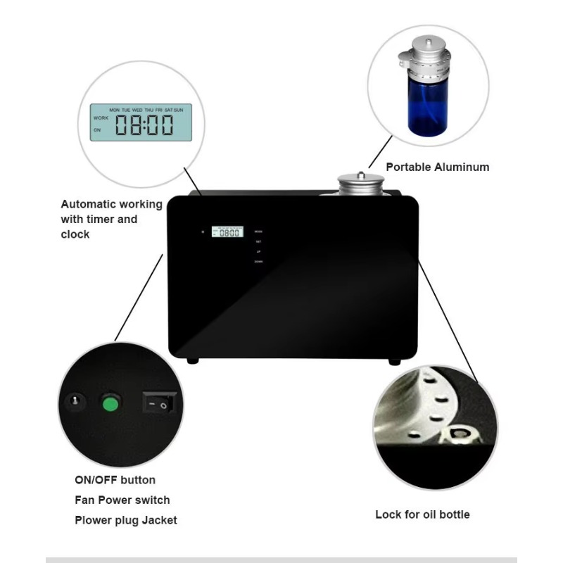 Commercial Electric Black Meta - Smart Aroma Diffuser Wifi App 评论和价格