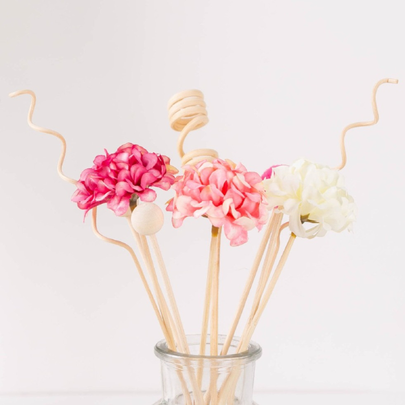 10pcs/set Hydrangea Flower Ree - Diffuser Reed Sticks Set 评论和价格