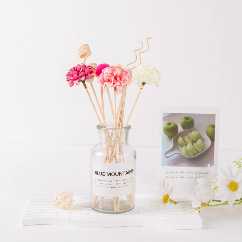 10pcs/set Hydrangea Flower Ree - Diffuser Reed Sticks Set 评论和价格